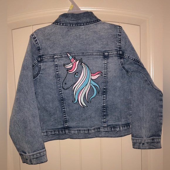 New girls size 6 denim jacket - Picture 1 of 2